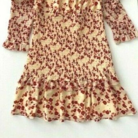 Rococo Sands Floral Ruched Dress - Picture 2 of 3